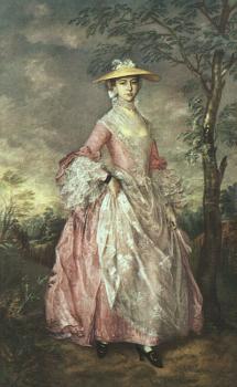 托馬斯 庚斯博羅 Portrait of Mary Countess Howe